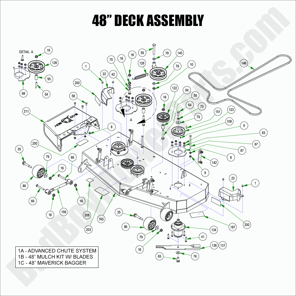 2022 Maverick 48" Deck Assembly